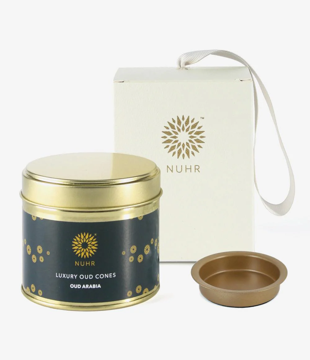 Incense Cones and Cone Burner Holder Gift Set - Oud Arabia - Image 6