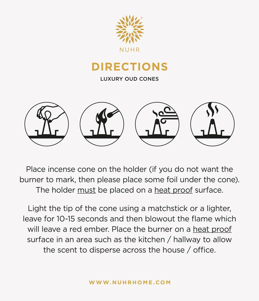 Oud Incense Cones Gift Set - Hammam by Nuhr - Image 10